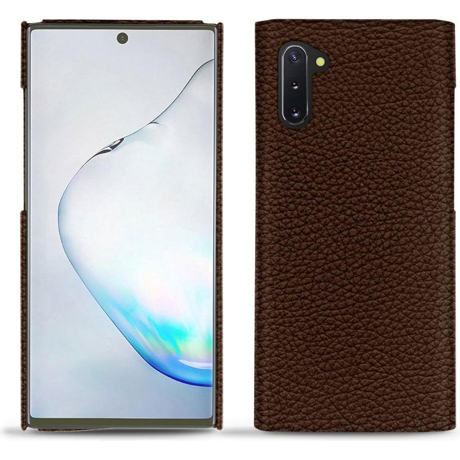 Noreve Lederschutzhülle (Samsung Galaxy Note 10), Smartphone Hülle, Braun