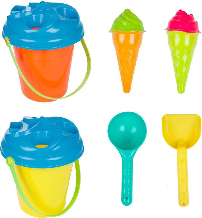 Produktbild Toi-Toys Play Out Beach Set Eimer und Eisformen, 8-tlg.