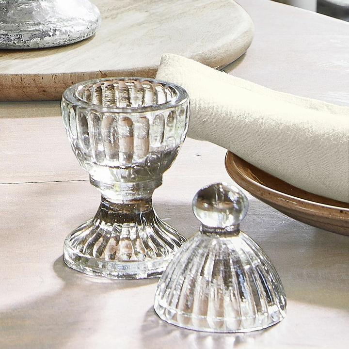 Produktbild Loberon Eierbecher 4er Set Uvirel klar (4x)