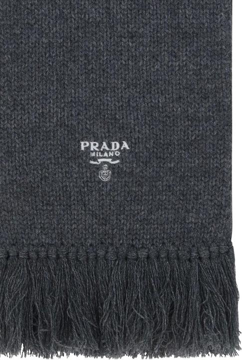 Actual product image Prada Cashmere Logo Scarf