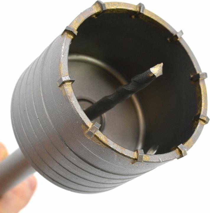 Actual product image AW Tools AWTOOLS CROWN CONCRETE SET FI = 65mm + FI = 80mm SDS PLUS HOLDER 350mm (65 mm, 80 mm)