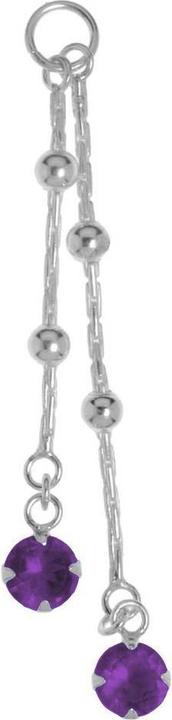 Immagine prodotto Bijouteria Piercing pendente (Argento 925, Vetro (di orologio))