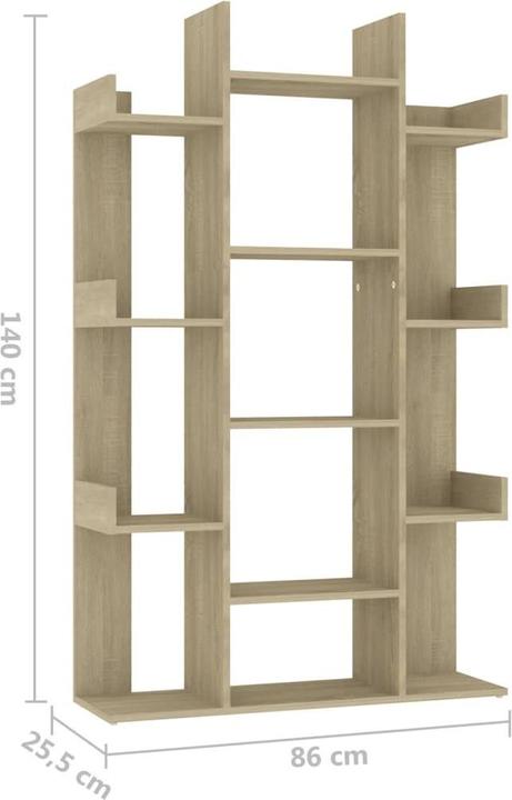 Actual product image vidaXL Bücherregal (86 x 25.50 x 140 cm)