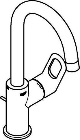 Produktbild Grohe Einhand-Waschtischbatterie BAULOOP