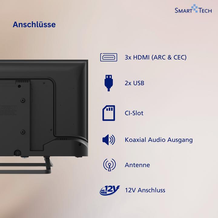 Immagine prodotto Smart Tech 24HN01V3CA Tv Led 24 pollici (24", LED, HD)