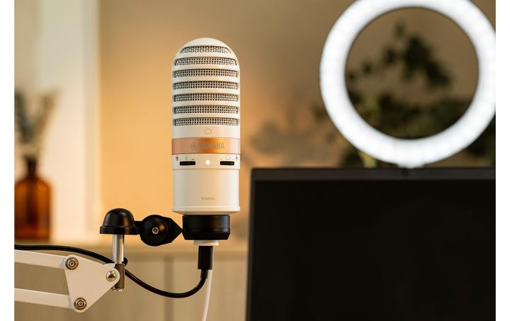Actual product image Yamaha Microphone YCM01U White, Type: Single microphone, Construction