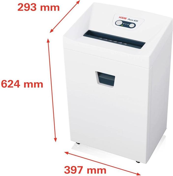 Actual product image HSM Shredder PURE 420, strip cut: 5.8 mm (Strip cut)