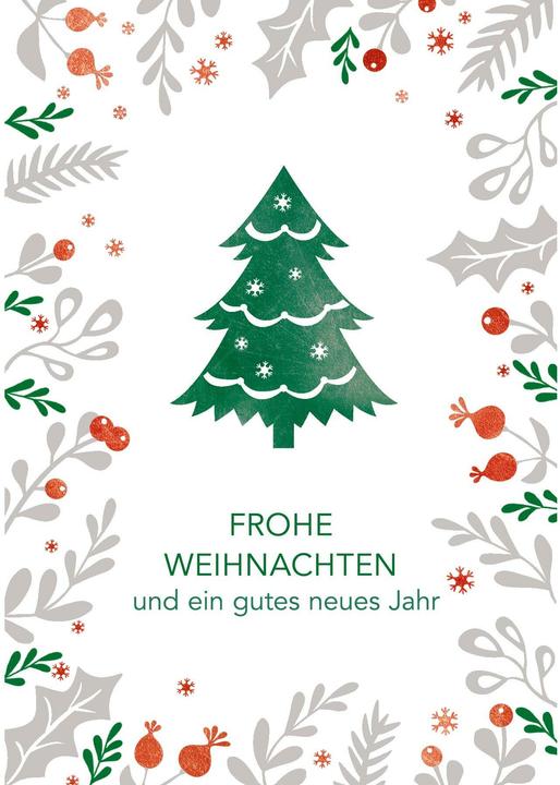 ABC Weihnachtskarten-Set A6, 5 Stück (5 pz.)