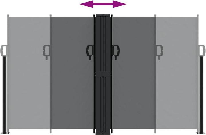 Image du produit vidaXL ausziehbare Seitenmarkise (12 m)