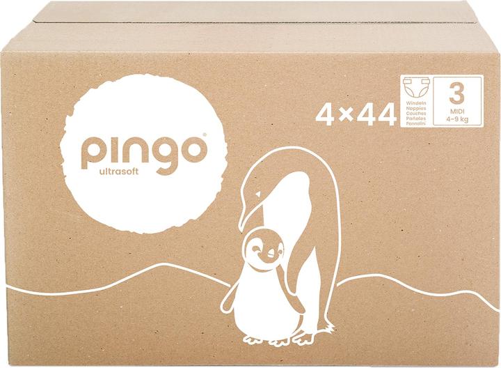 Immagine prodotto Pingo Ökowindeln (Dimensione 3, Box mezzo mese, 176 pz.)