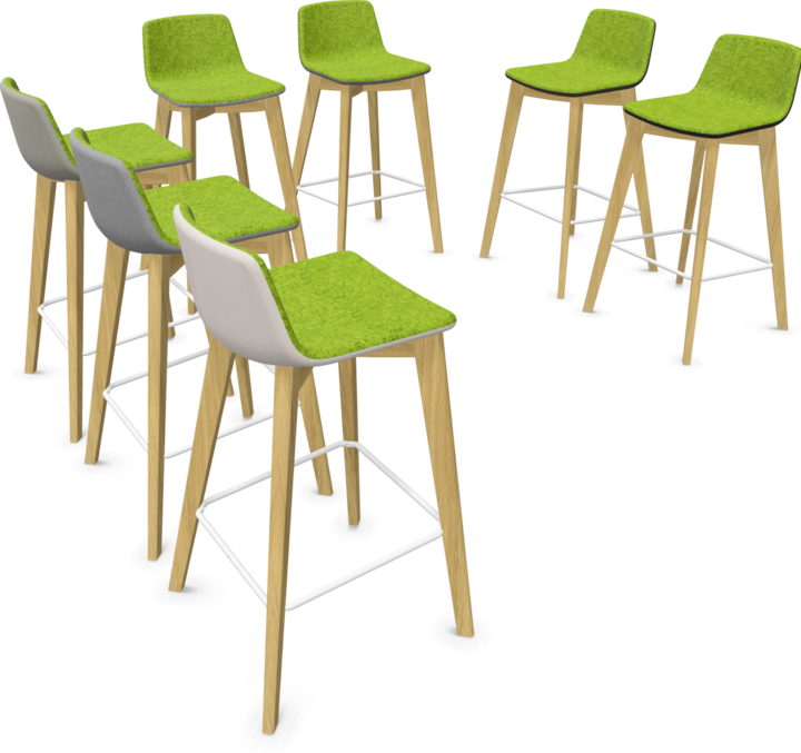 Actual product image Narbutas Twist & Sit Bar Stool