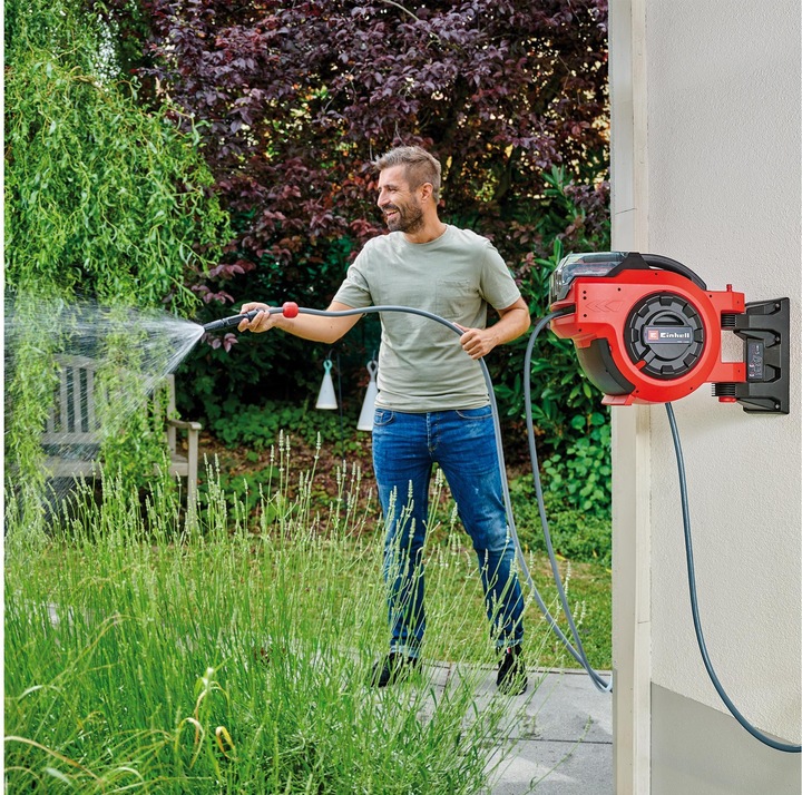 Productafbeelding Einhell GE-HR 18/30 Li-Solo 4173770 540mm 1/2 inch 1 st. rood Slanghaspel (30 m)