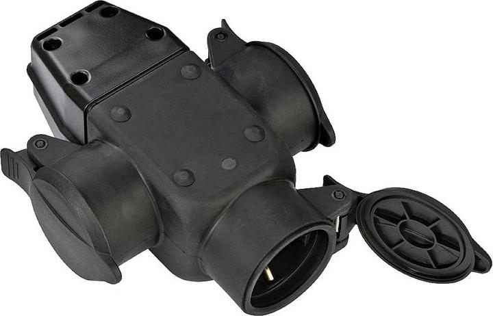 Brennenstuhl 3 sockets with hinged cover, Max. Cross section from 2