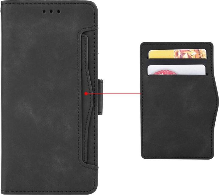 Actual product image Cover-Discount Xiaomi Redmi A2 / A1 - Case with many card slots black (Xiaomi Redmi A2)