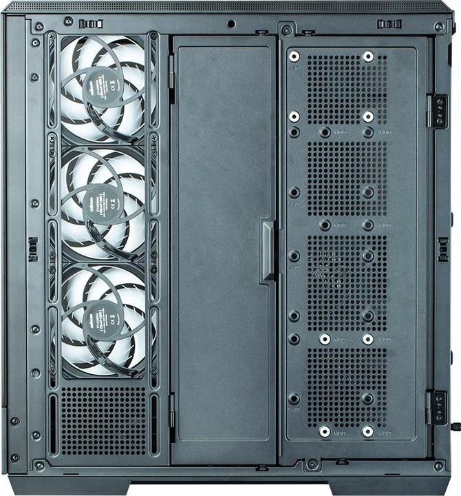 Actual product image Zalman GHE P50 DS ATX Case Tempered Glass Panoramic View - Black (mATX, Mini-ITX, ATX)