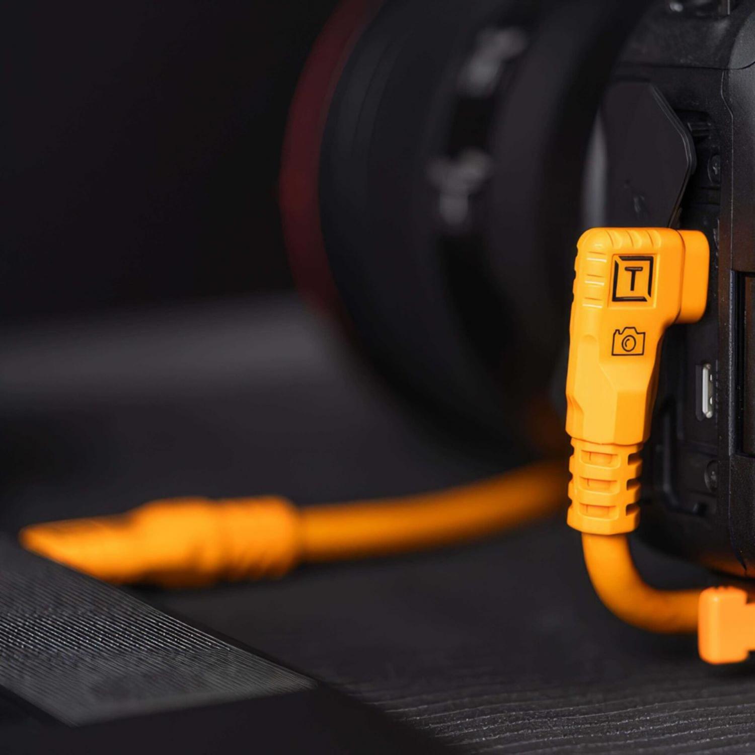 Thumbnail - Tether Tools TetherPro USB-C Optima 10G rechts orange 4,6m (4.60 m, USB 3.2 Gen 2), USB Kabel
