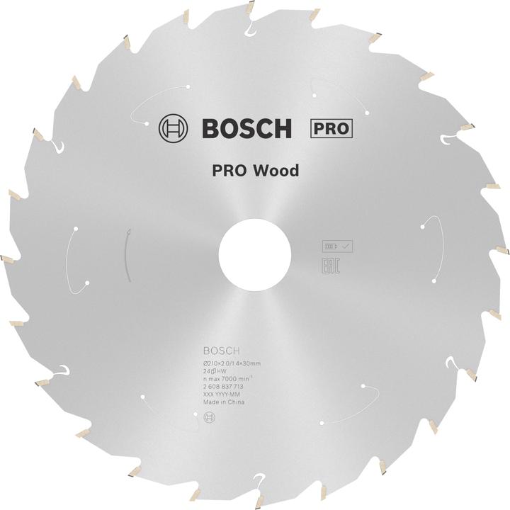 Produktbild Bosch Professional Zubehör PRO Wood cordless Kreissägeblatt, 210 x 1,7 x 30 mm