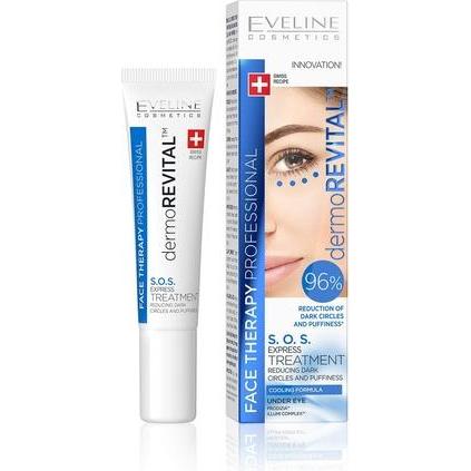 Eveline, Augenpflege, Face Therapy Professional Dermorevital Treatment S.O.S. Reducing Dark Circles And Swelling (Crème,...