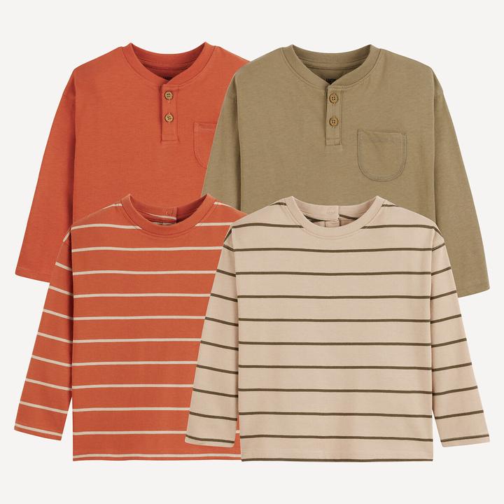 Produktbild La Redoute Collections 4er-Pack Langarm-Shirts (86)