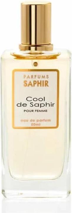 Actual product image Saphir Cool De Pour Femme - Eau De Parfum - 50Ml (Eau de parfum, 50 ml)