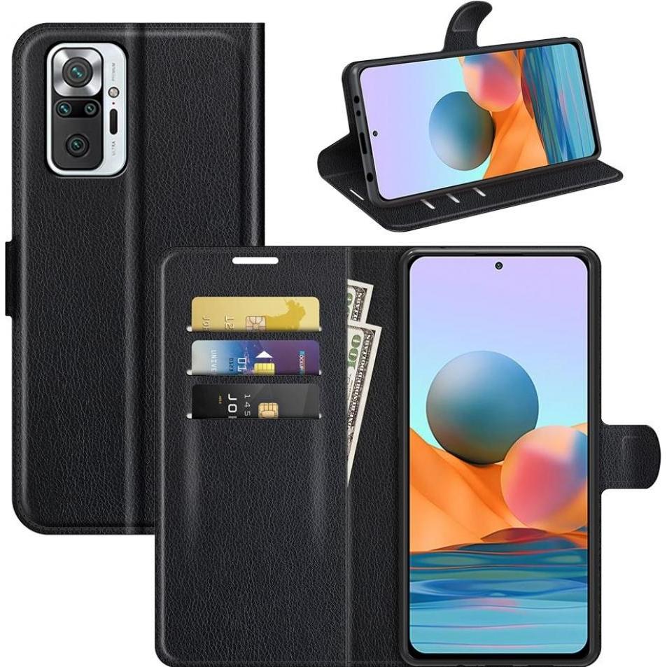Thumbnail - Screenguard Xiaomi Redmi Note 10 Pro Leather Guard Lederhülle (Xiaomi Redmi Note 10 Pro), Smartphone Hülle, Schwarz
