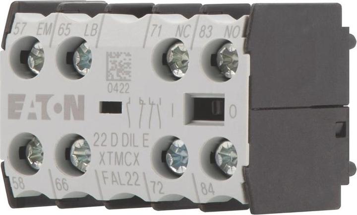 Produktbild Eaton Electric GmbH Hilfsschalterbaustein 1fS1sOE1OE1S Zentr.Ab 22DDIL