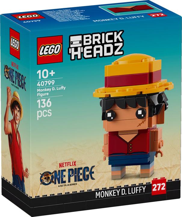 Immagine prodotto LEGO Figura di Monkey D. Luffy (40799, LEGO Brickheadz)
