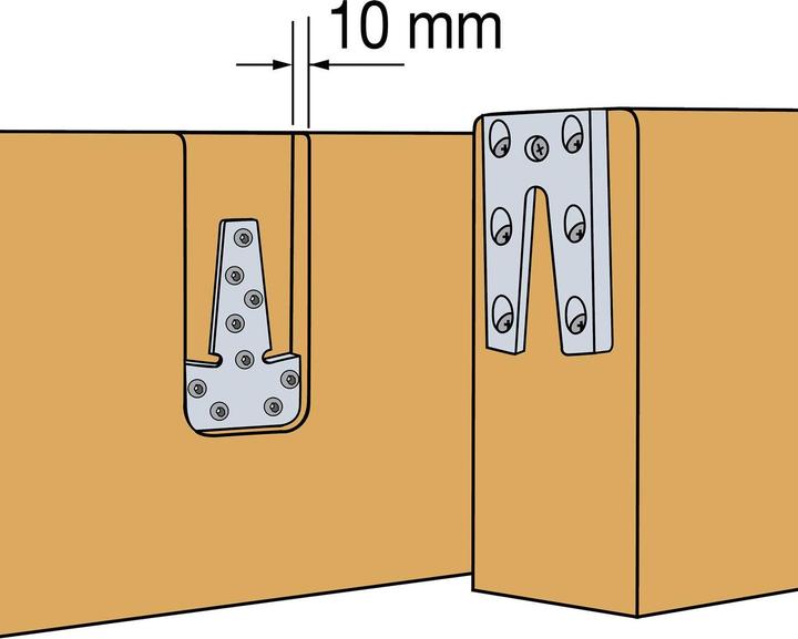 Produktbild Simpson Sst Passverbinder (Rundholzverbinder, 1 Stk.)