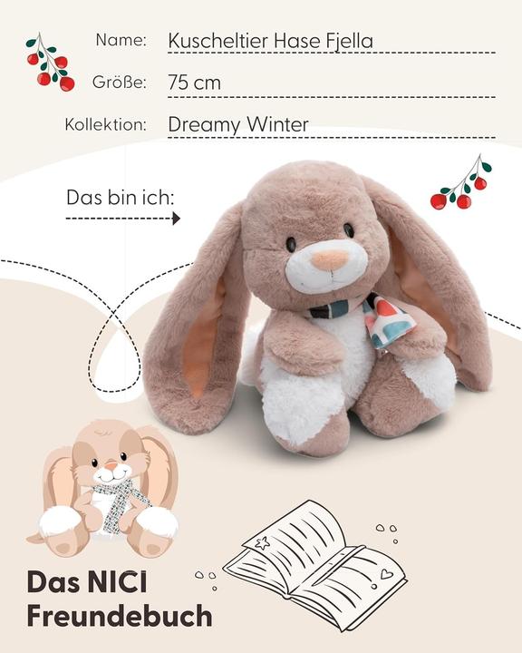 Image du produit NICI Doudou Fjella (75 cm)