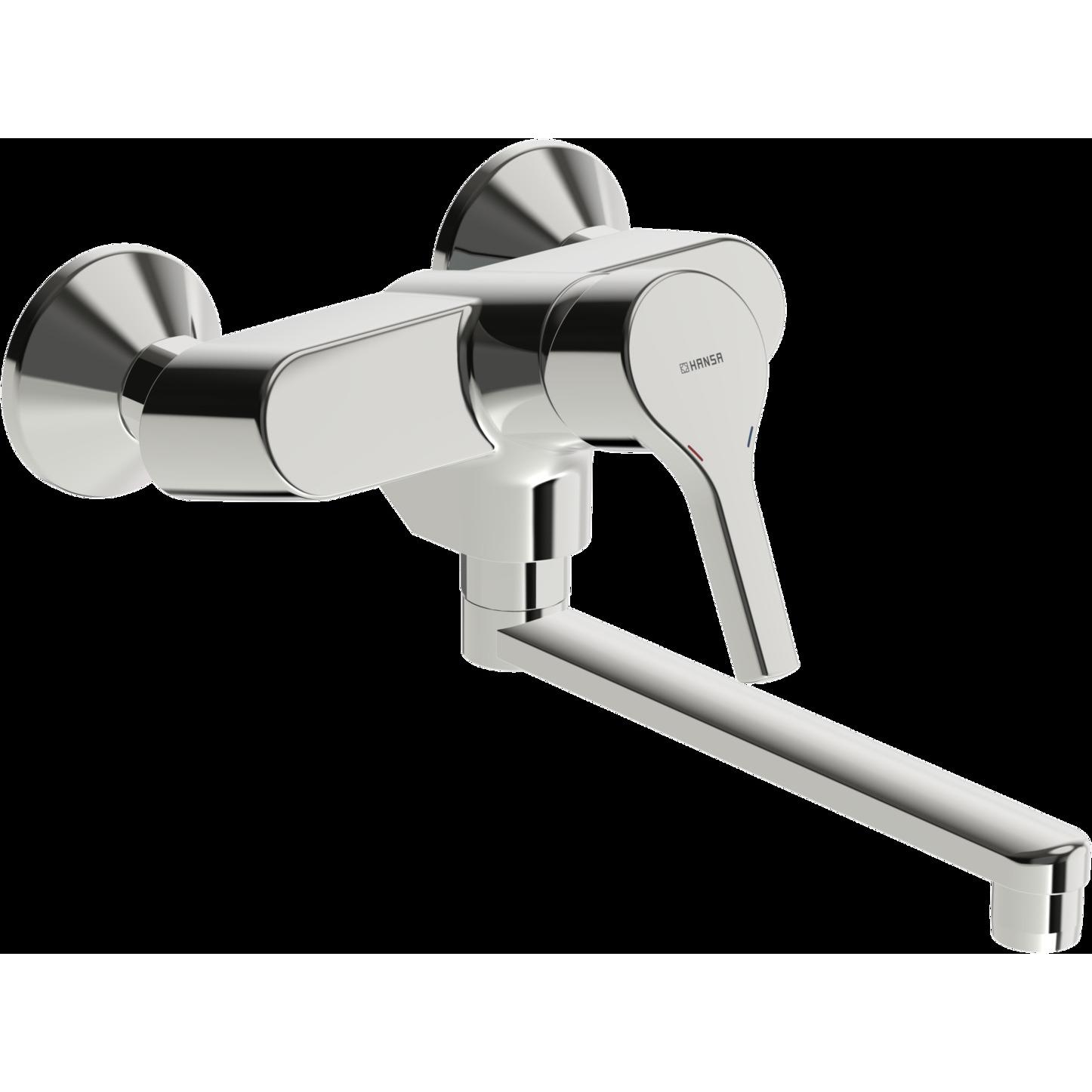 Hansa, Küchenarmatur, HANSAPALENO Küchenarmatur, Standmontage, Ausladung 284 mm, chrom