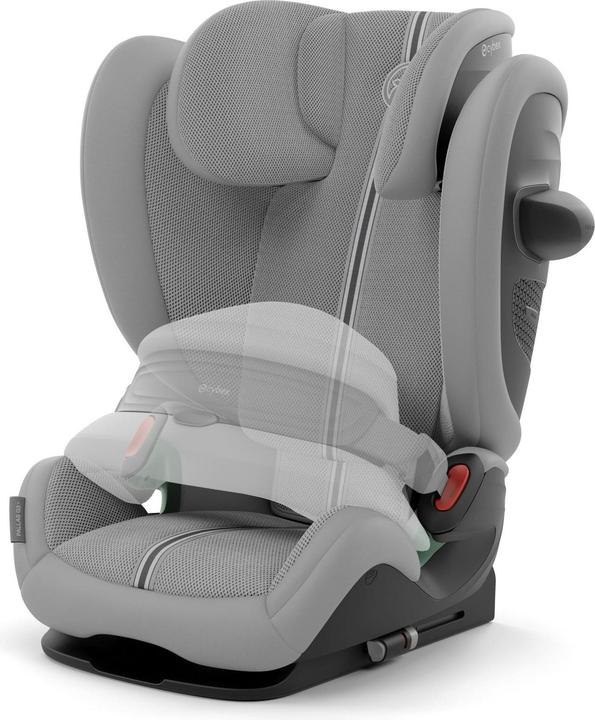 Actual product image Cybex PALLAS G3 I-SIZE PLUS Stone Grey | mid grey (Child seat, ECE R129/i-Size Standard)