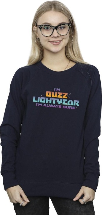 Actual product image Disney Womens/Ladies Lightyear Always Sure Text Sweatshirt (S)