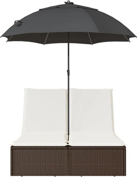 Immagine prodotto vidaXL Doppel-Sonnenliege (164 cm)