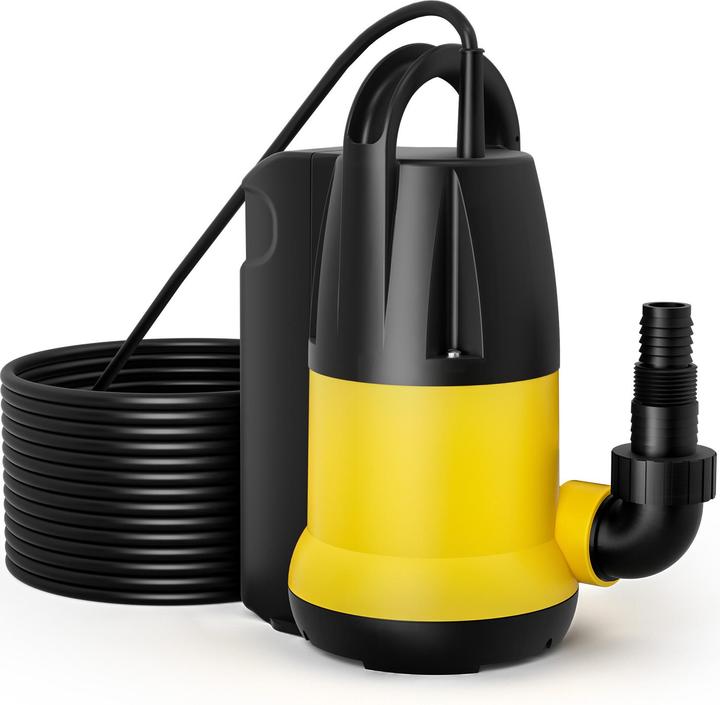 Immagine prodotto Wiltec Pompa per acque reflue con 7000l/h, 400W e 7,5m di prevalenza, gestisce inquinanti fino a Ø5mm (Pompa per acque cariche)