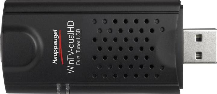 Image du produit Hauppauge Tuner TV Clé USB WinTV-dualHD DVB-C/T2/T avec FB (USB, DVB-T, DVB-T2, DVB-C)
