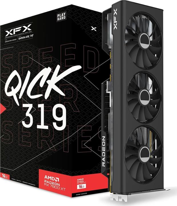 Actual product image XFX RX 7800 XT Qick319 Core Edition (16 GB)