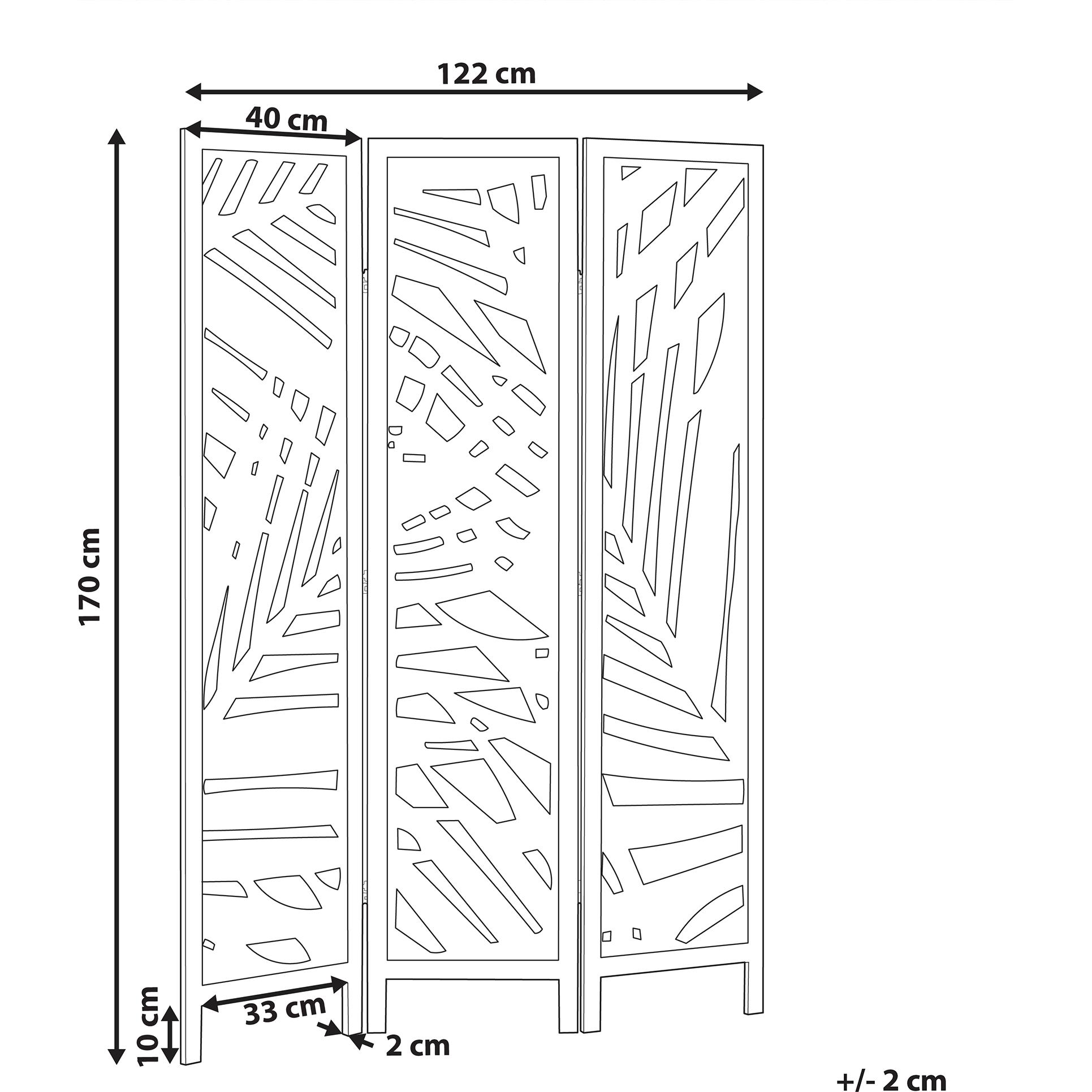 Thumbnail - Beliani, Paravent + Raumteiler, Vernago