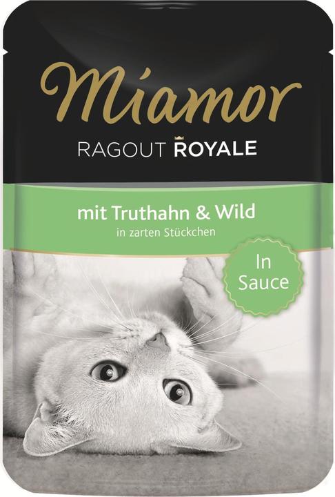 Actual product image Miamor Wet Food Ragout Royale Turkey & Game Sauce, 22 x 100 g (Adult, 22 pcs., 2200 g)