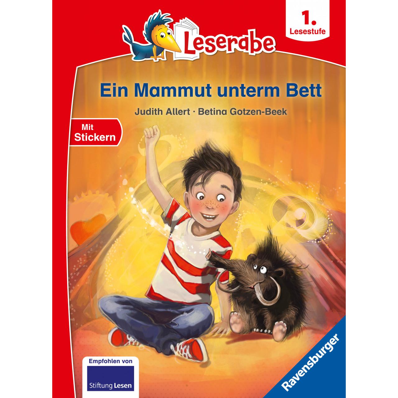 Leserabe - 1. Lesestufe: Ein Mammut unterm Bett, Kinderbücher von Judith Allert