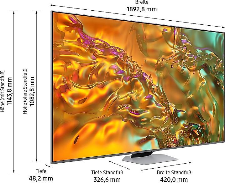 Produktbild Samsung GQ85Q80DATXZG (85", Q80D, QLED, 4K, 2024)