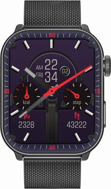 Gravity Smartwatch Męski GT28-2 Pasek + Bransoleta Pomarańczowo Czarny