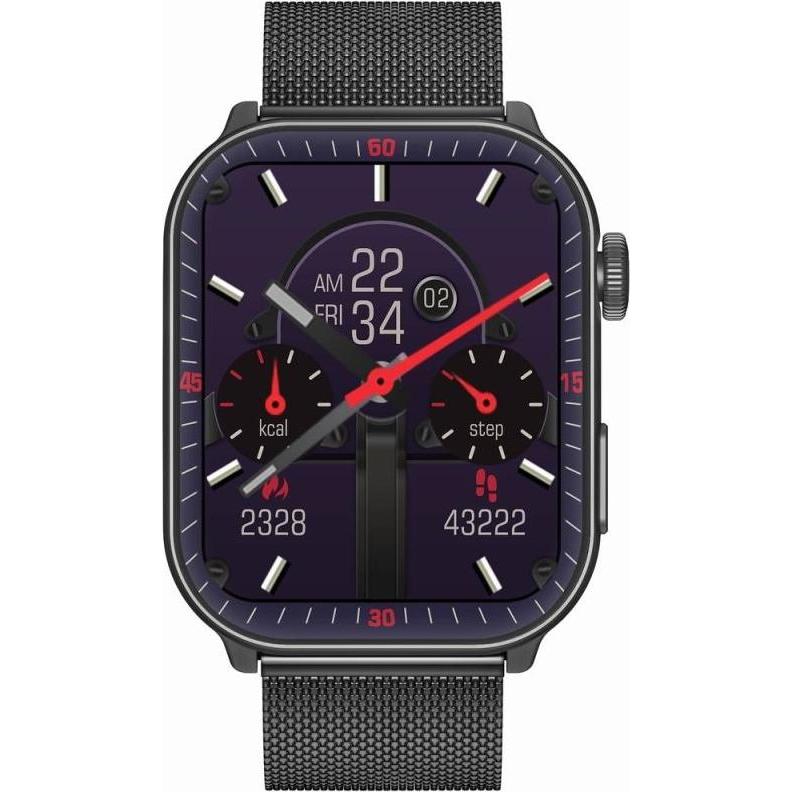 Gravity Smartwatch Męski GT28-2 Pasek + Bransoleta Pomarańczowo Czarny, Smartwatch