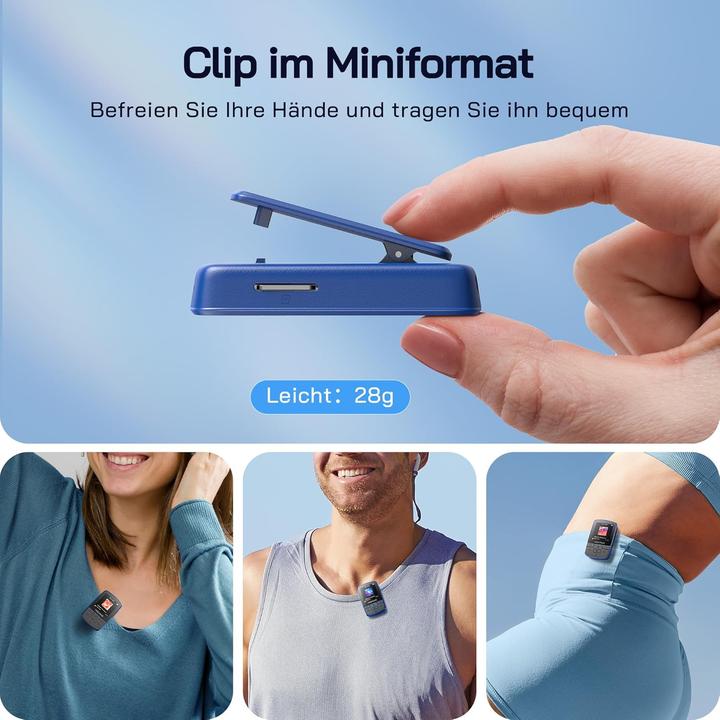 Image du produit Wolfang MP3-Player mit Bluetooth 5.2 & Sportclip (64 Go)