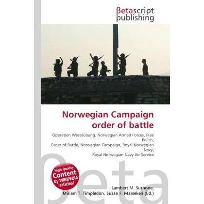 Norwegian Campaign order of battle, Fachbücher