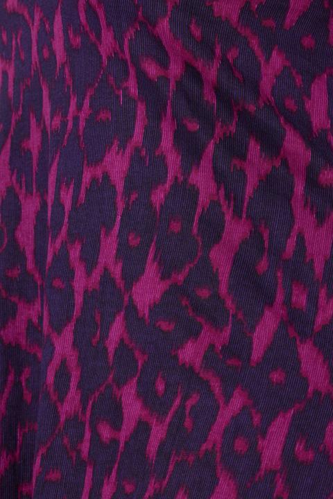 Actual product image Ulla Popken Abstract Print 3/4 Sleeve V-Neck Knit Tunic (50, 52)