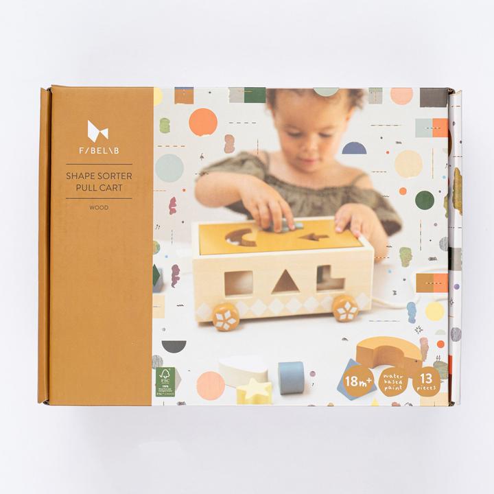 Actual product image Fabelab Sortierwagen Zum Ziehen