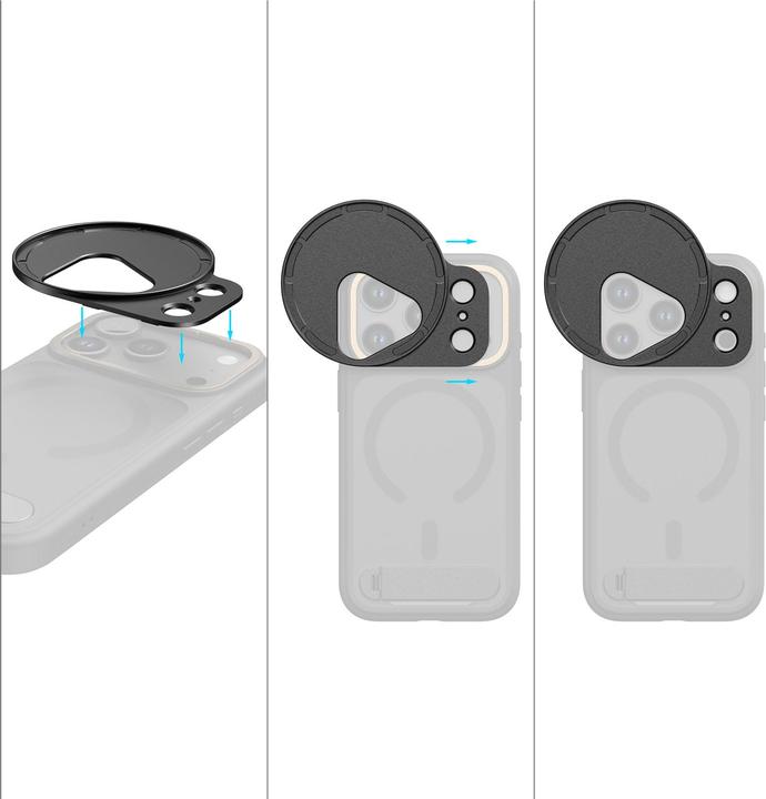 Produktbild SmallRig Filteradapter für iPhone 17 Pro: FilMov Aufsteckbarer 67-mm-Filteradapter