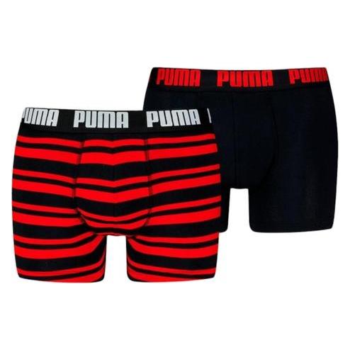 Puma, Unterhosen, Herren-Boxershorts „Everyday Heritage Stripe“ Im 2er-Pack, (L, 2er Pack)