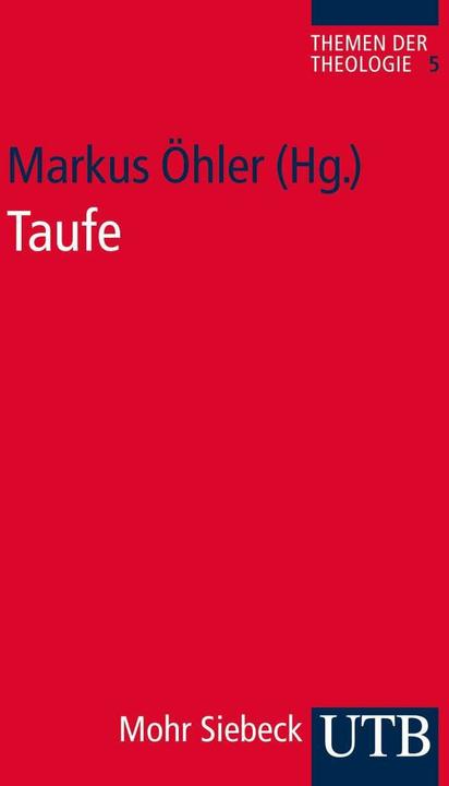 Produktbild Taufe (Deutsch, Markus Öhler, 2012)