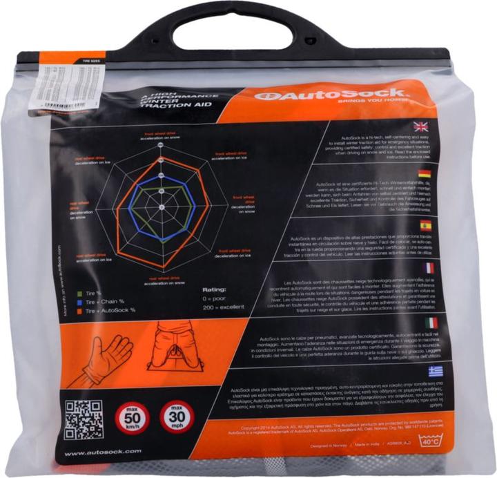 Productafbeelding Autosock Winter noodrijhulp maat 600